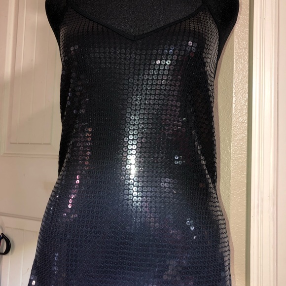 Sexy strappy Black sequin top - Picture 4 of 10